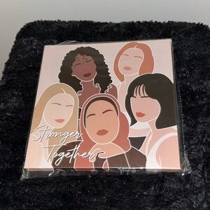 New! Women's Day Multi -Color Canvas Wall Decor.